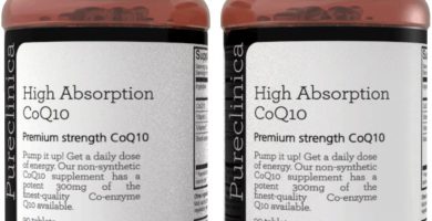 CoQ10 300mg x 180 comprimidos (2 frascos con 90 comprimidos cada uno – Suministro de 6 Meses) con Vitamina C y extracto de pimienta negra. SKU: CQ3x2